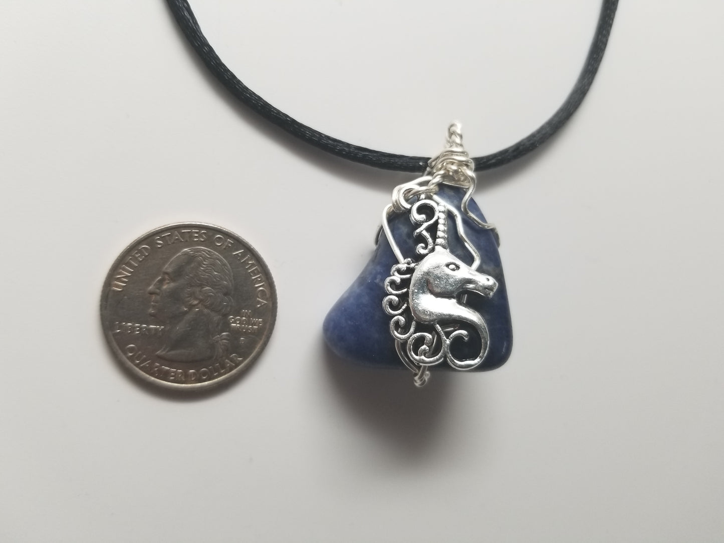 Unicorn Sodalite Pendant