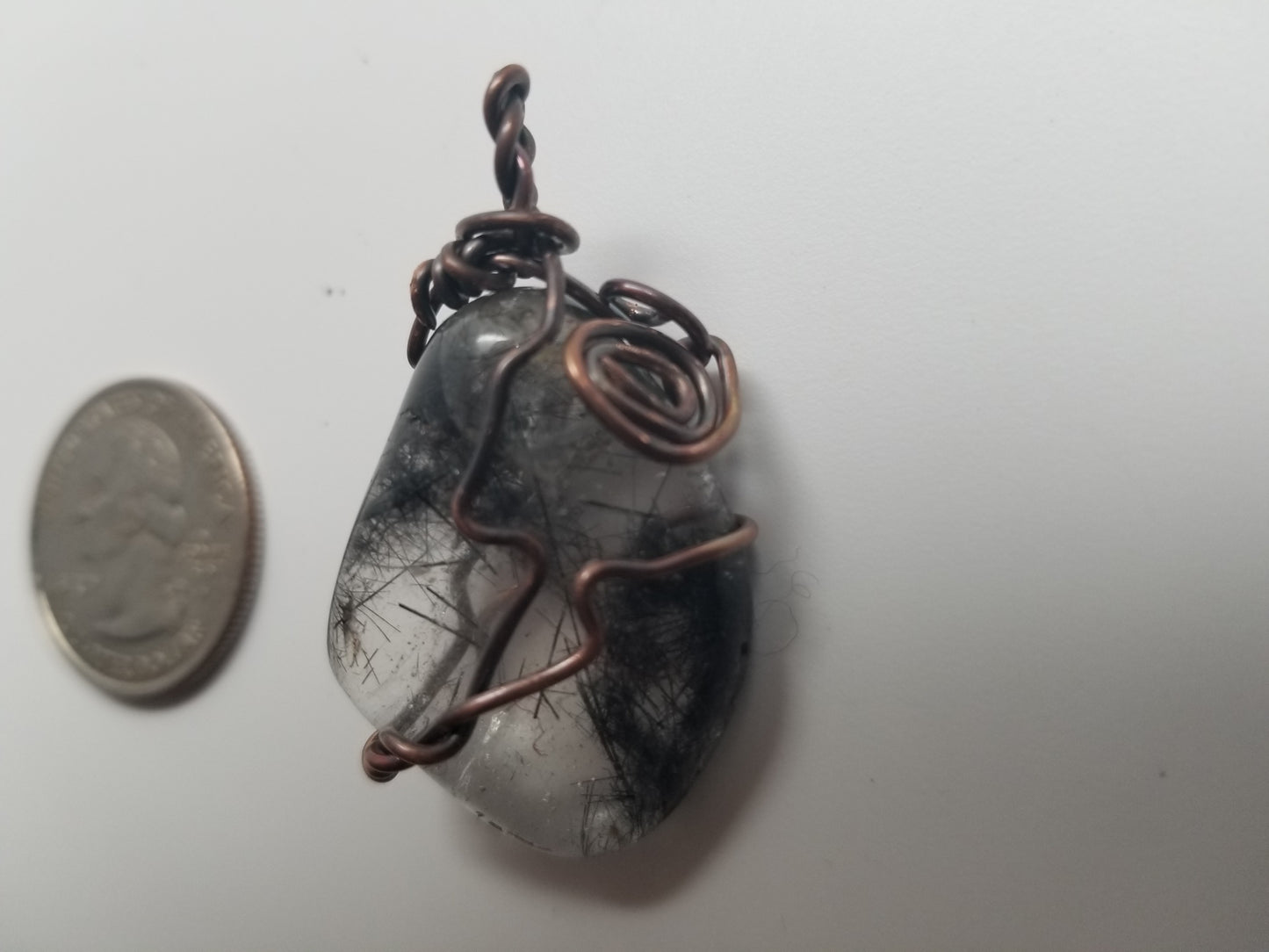 Tourmalated Quartz Pendant