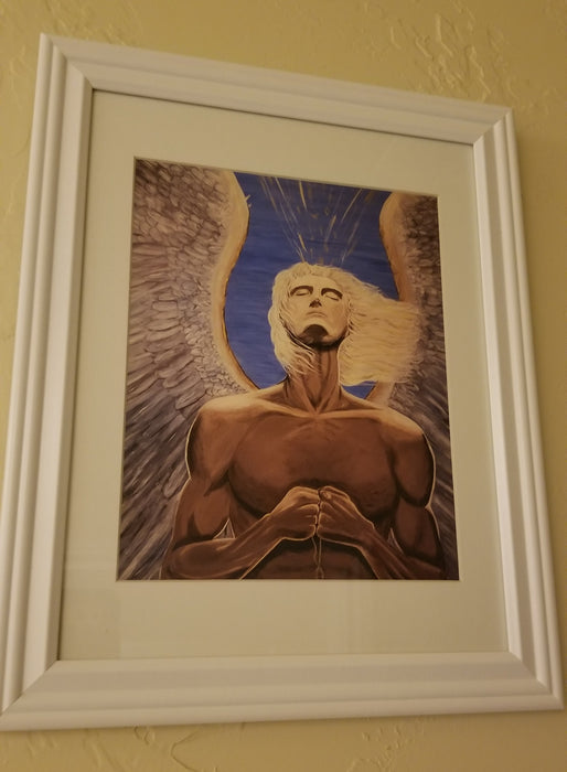 Print of Painting, titled Michael