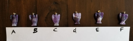 Amethyst Angel Pendants