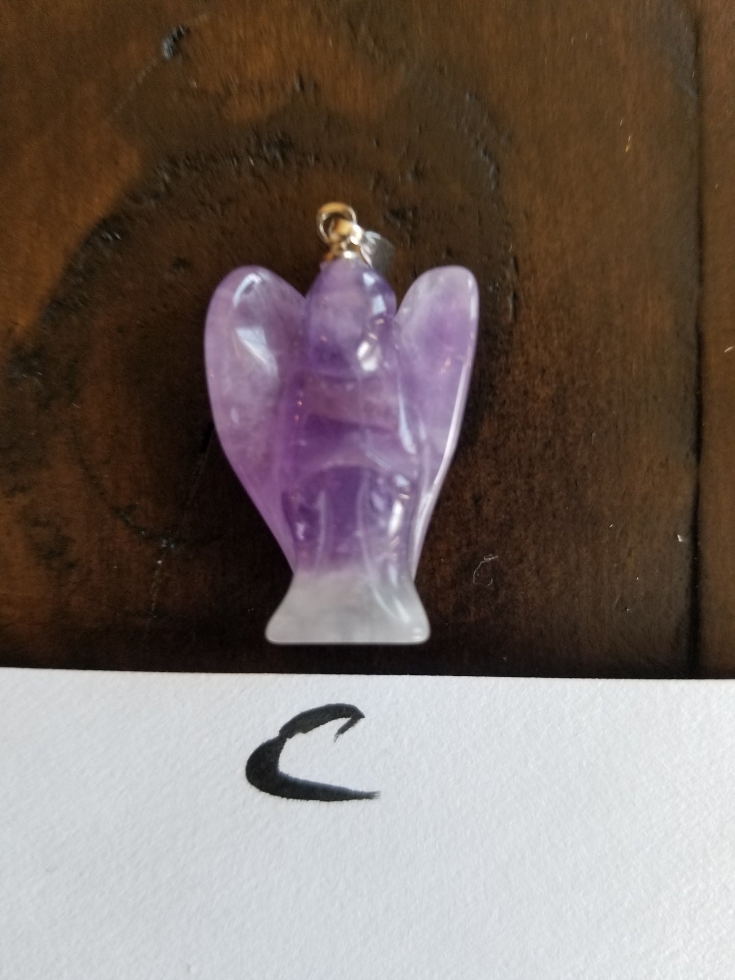 Amethyst Angel Pendants