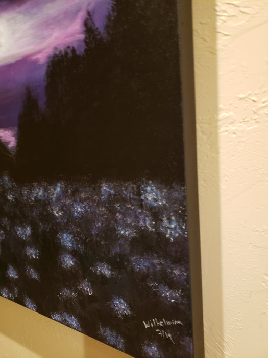 Moon Rise, original acrylic painting