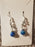 Shungite & Amethyst bead Earrings