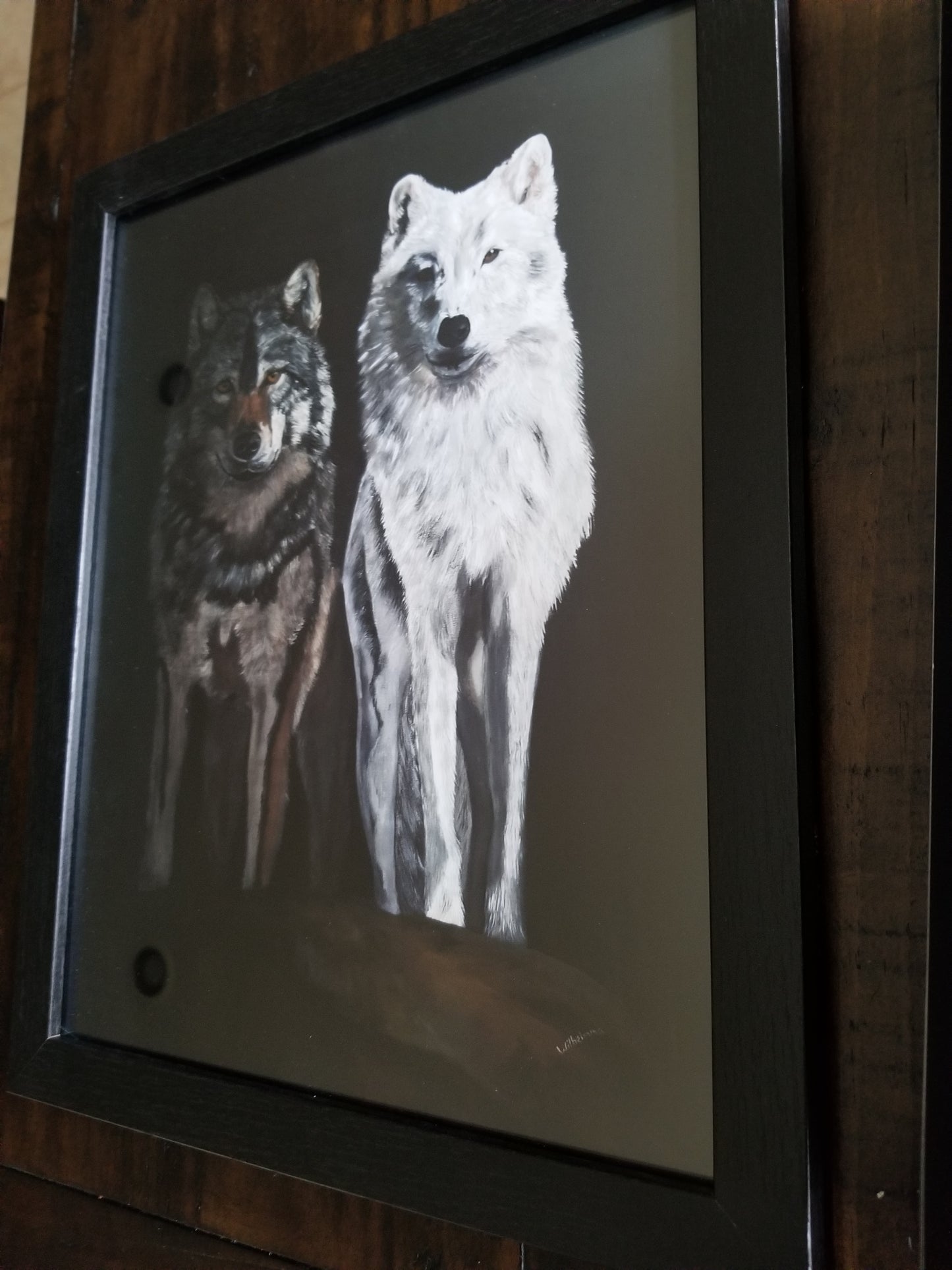 Framed Print of Painting, titled The Pack